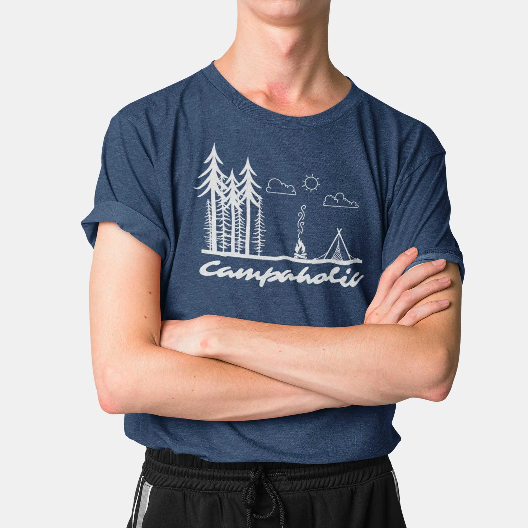 Campaholic - Adult Unisex Jersey Crew Tee