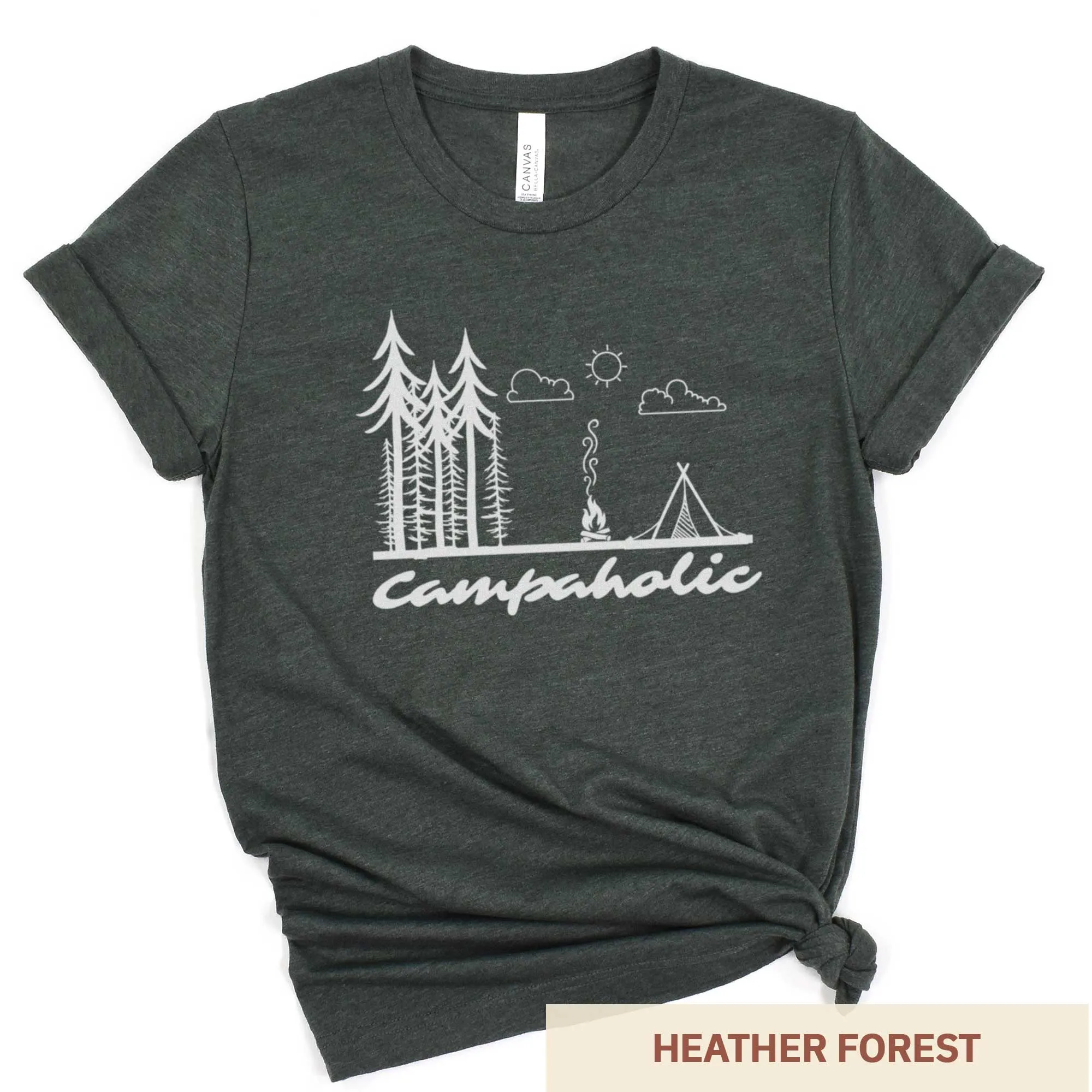 Campaholic - Adult Unisex Jersey Crew Tee