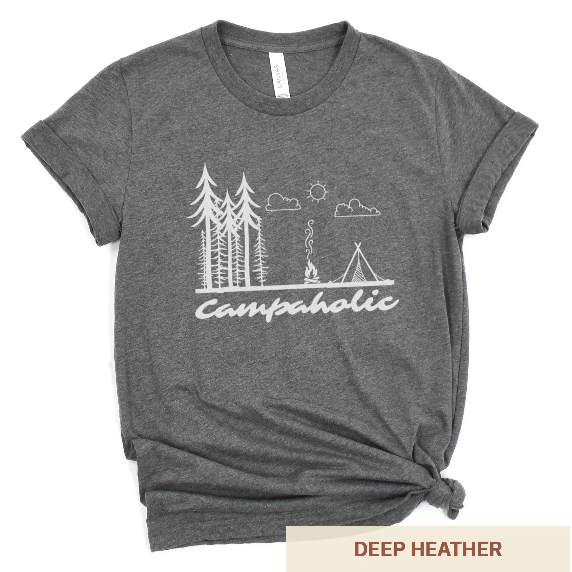Campaholic - Adult Unisex Jersey Crew Tee