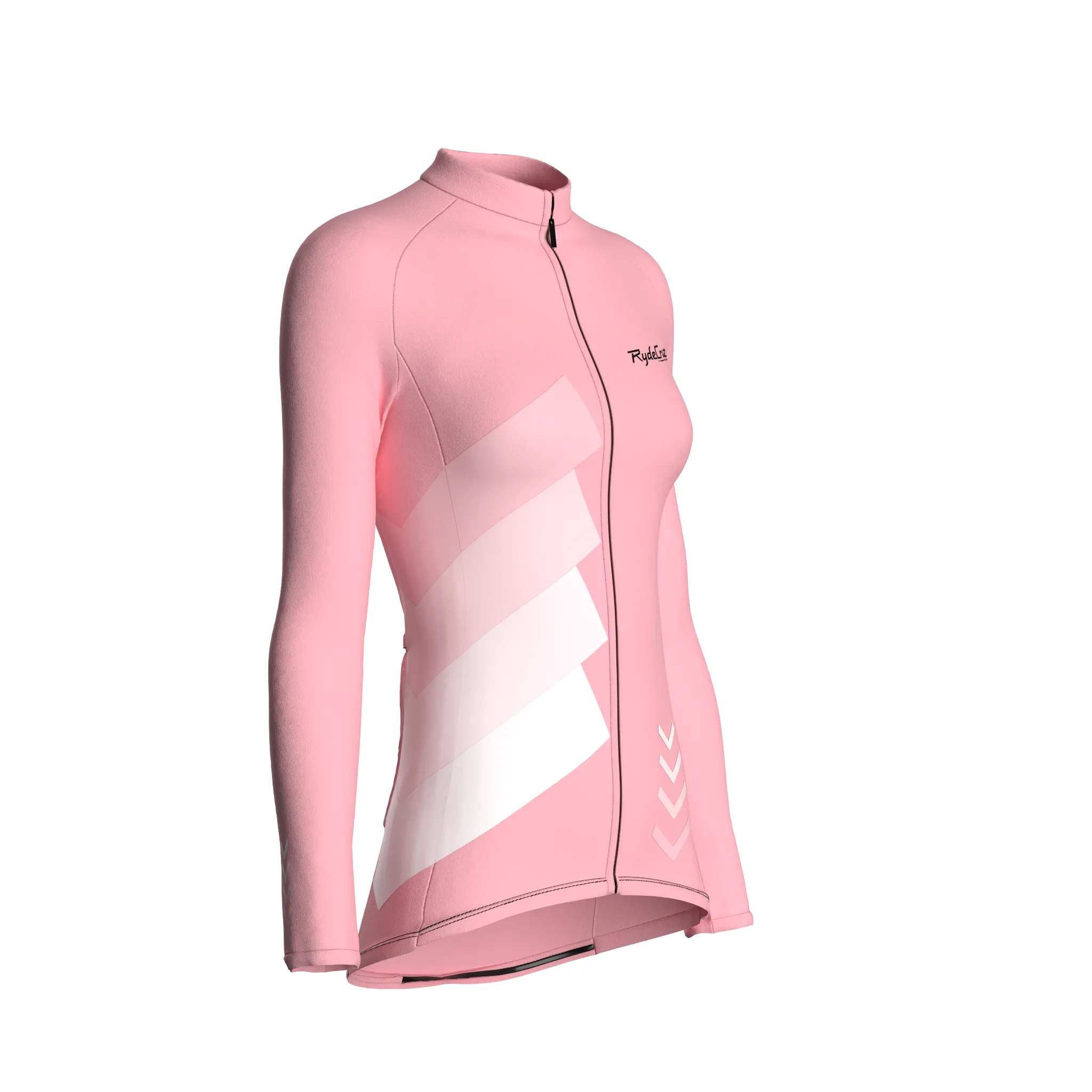 Celestial Grid | Blush Pink Female Long Sleeves Jersey