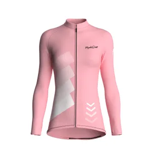 Celestial Grid | Blush Pink Female Long Sleeves Jersey