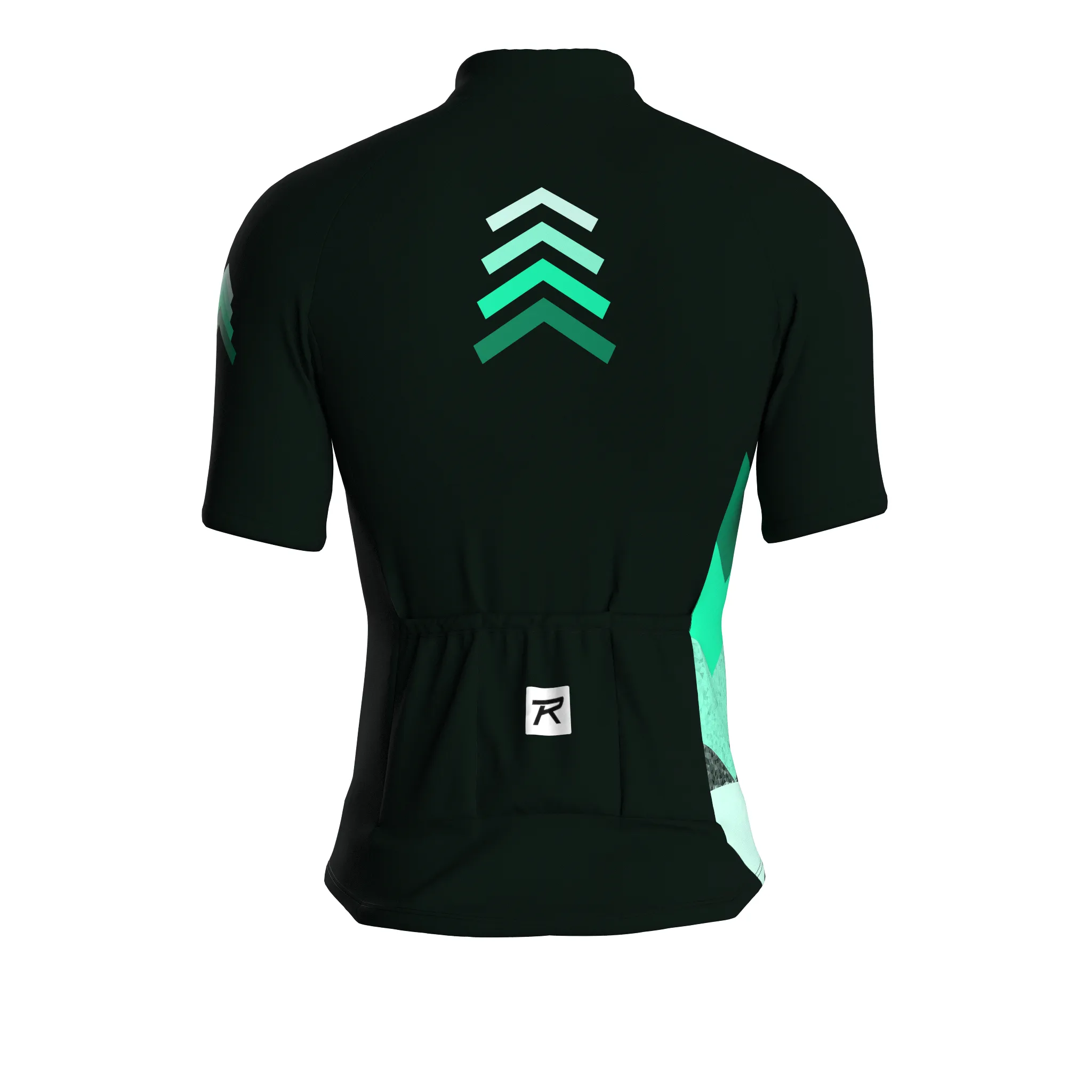 Celestial Grid | Dark Green Male Short Sleeves Jersey