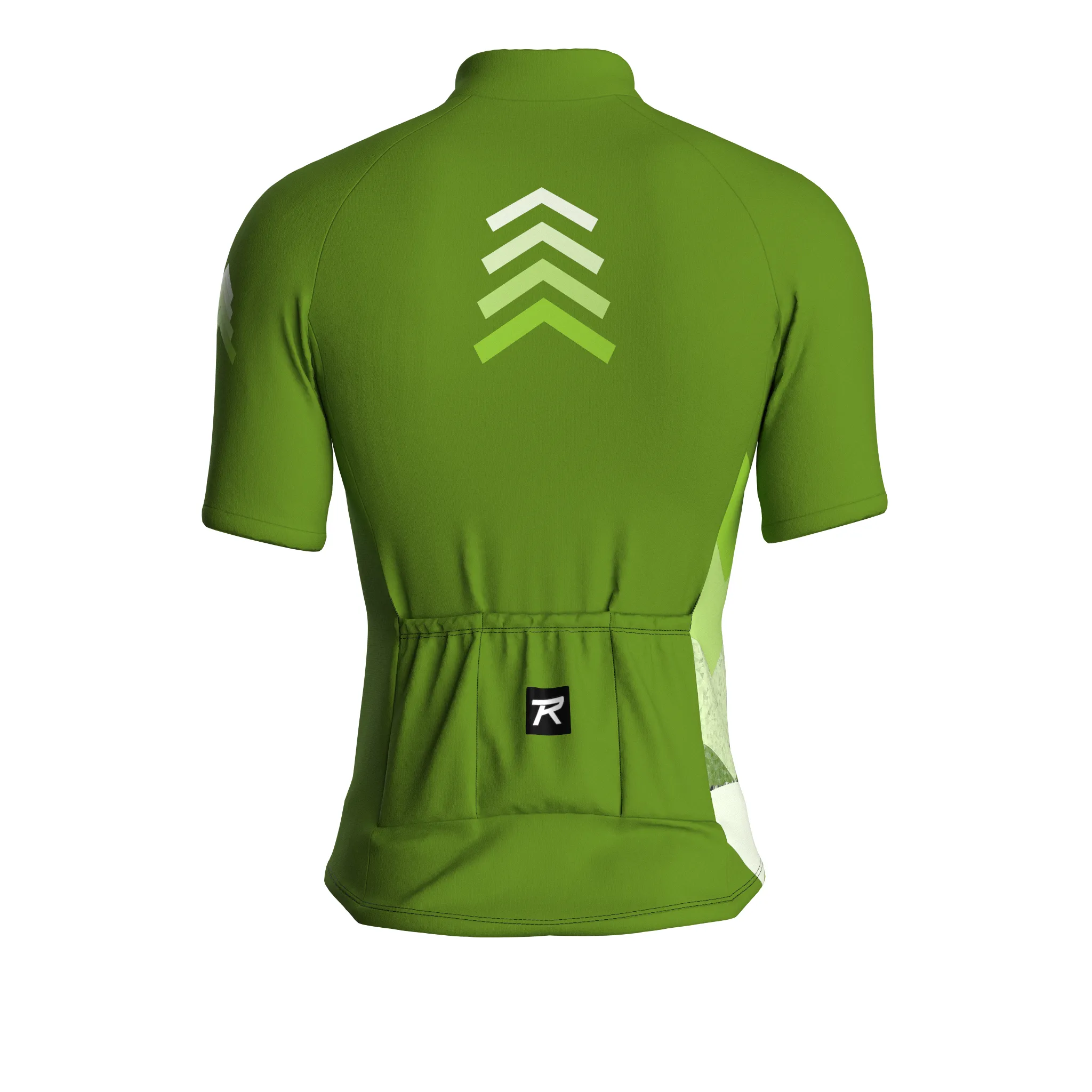 Celestial Grid | Khaki Green Male Short Sleeves Jersey