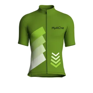 Celestial Grid | Khaki Green Male Short Sleeves Jersey