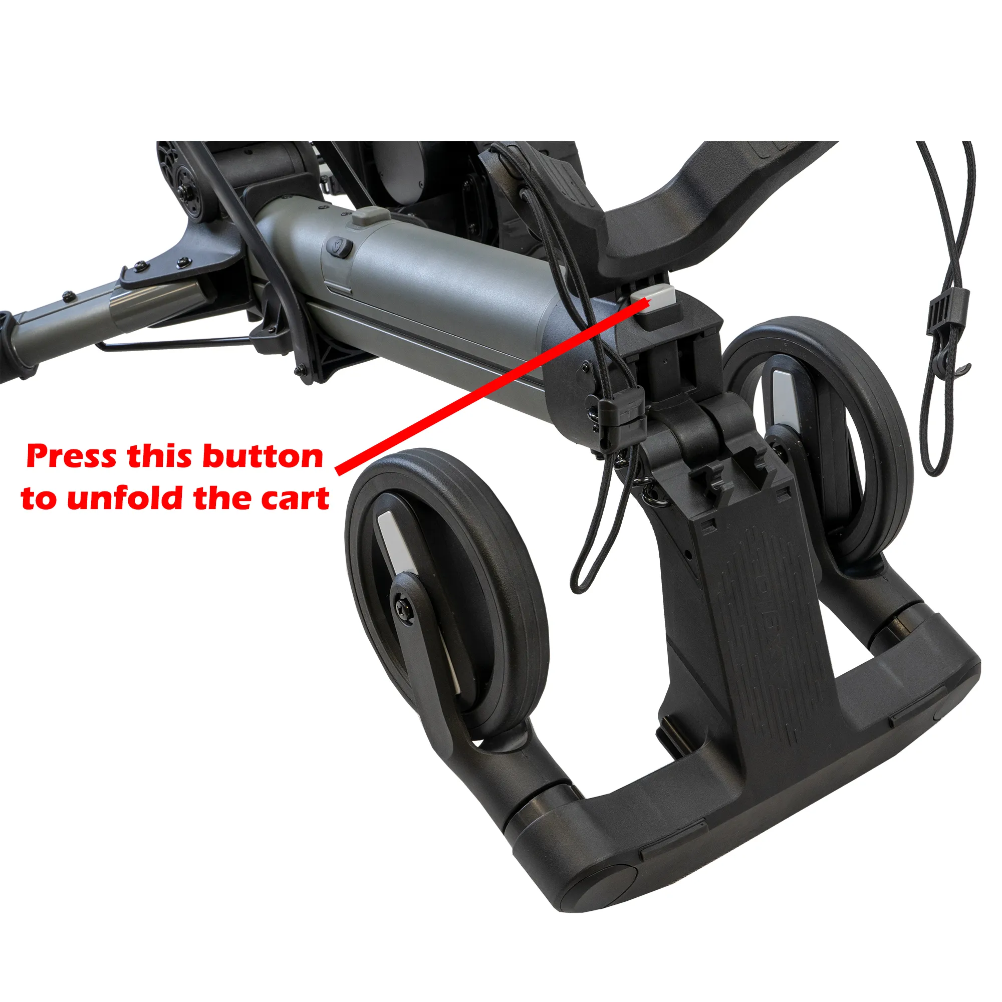 CHARIOT ÉLECTRIQUE AXGLO E5 FOLLOW ME   REMOTE BLACK