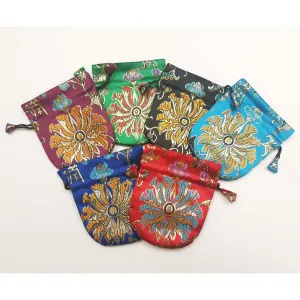 Chrysanthemum Brocade Bags