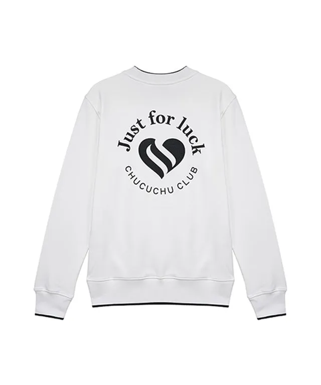 CHUCUCHU Heart Point Crew Neck