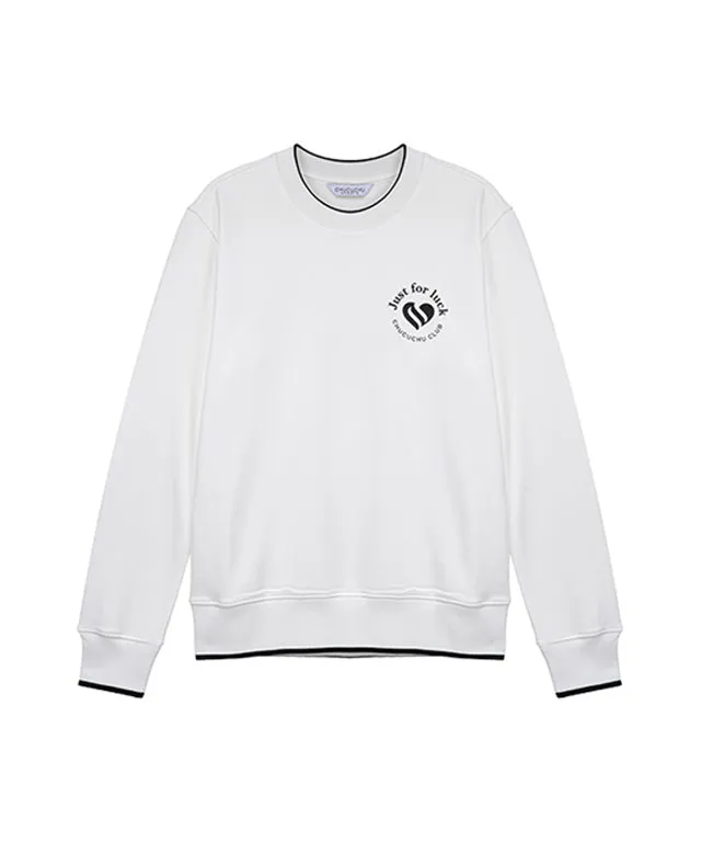 CHUCUCHU Heart Point Crew Neck