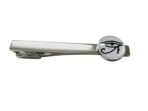 Circular Eye of Horus Square Tie Clip