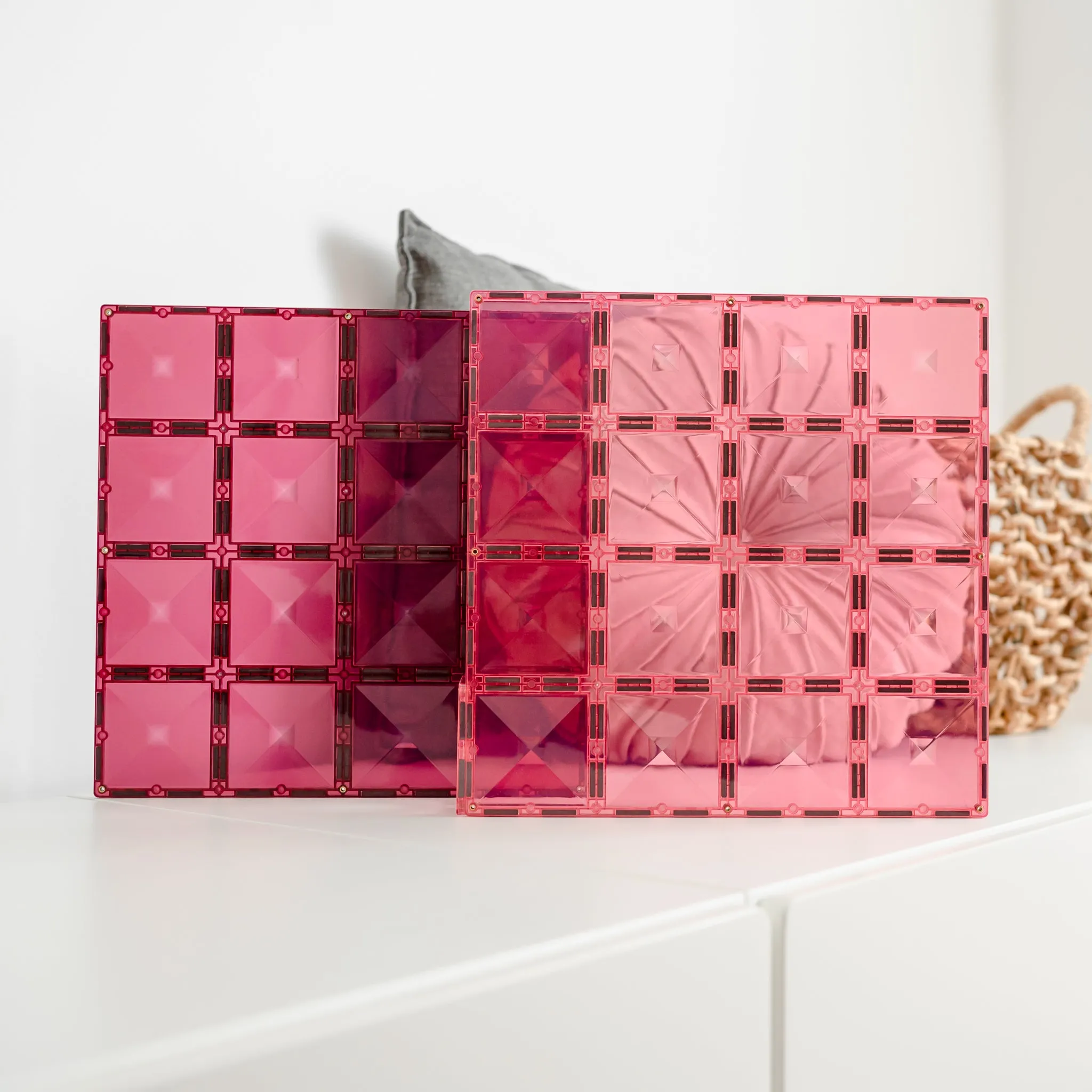 Connetix Base Plates - Pink   Berry