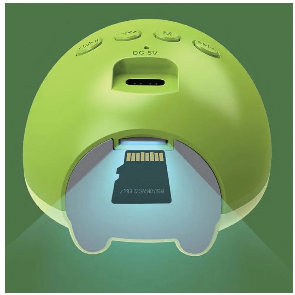 Cute Avocado Multifunctional Bluetooth Speaker with FM Radio, TF Card, USB Charger