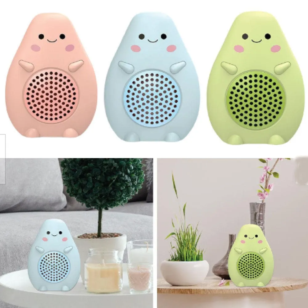 Cute Avocado Multifunctional Bluetooth Speaker with FM Radio, TF Card, USB Charger