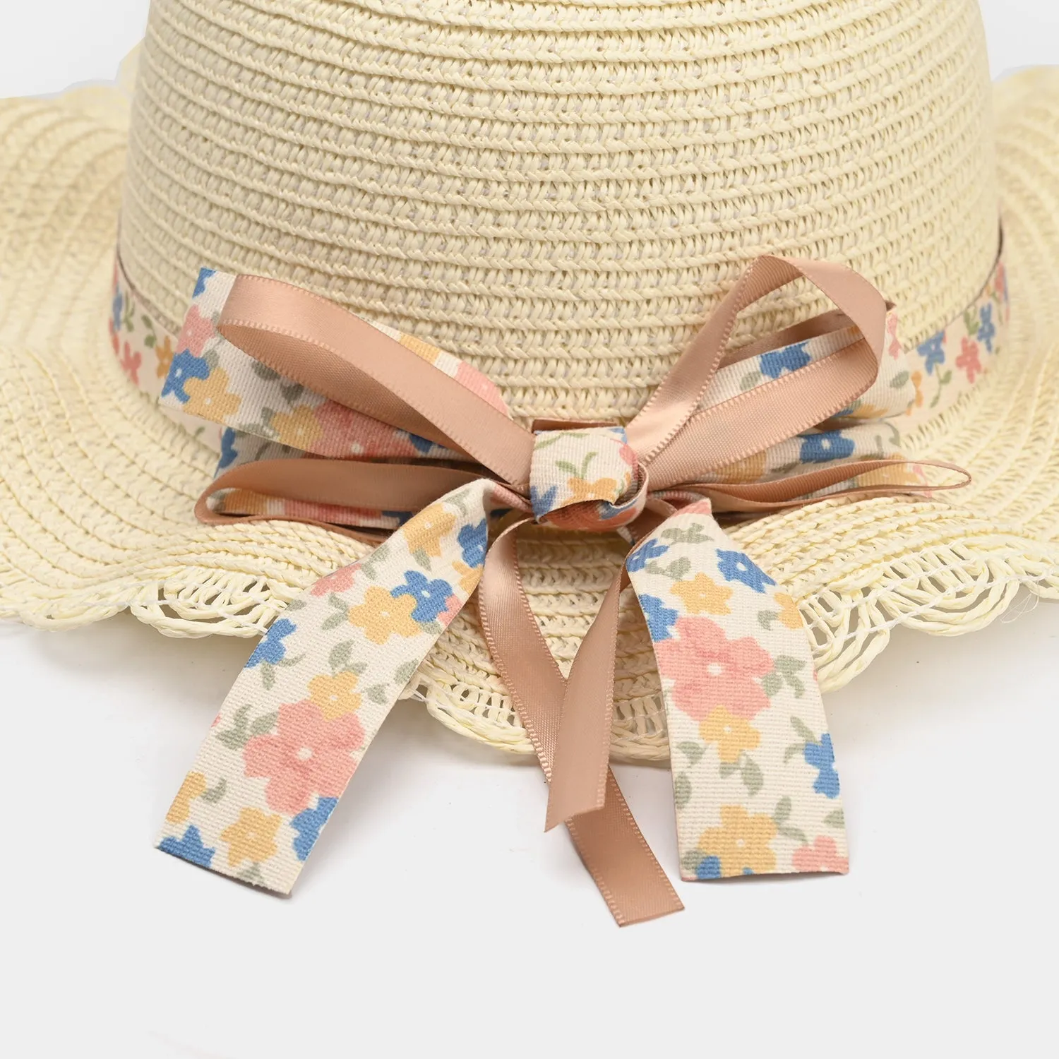 Cute Baby Beach Round Cap/Hat with Elastic | 18M 