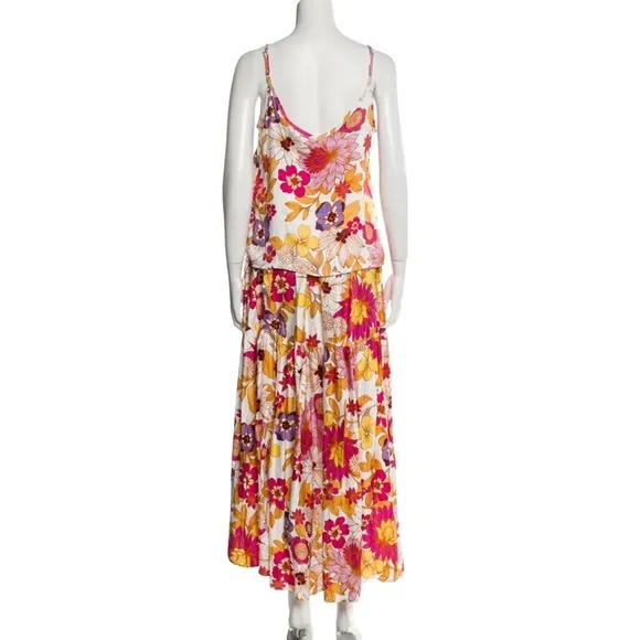 CYNTHIA ROWLEY Floral Print Skirt Set