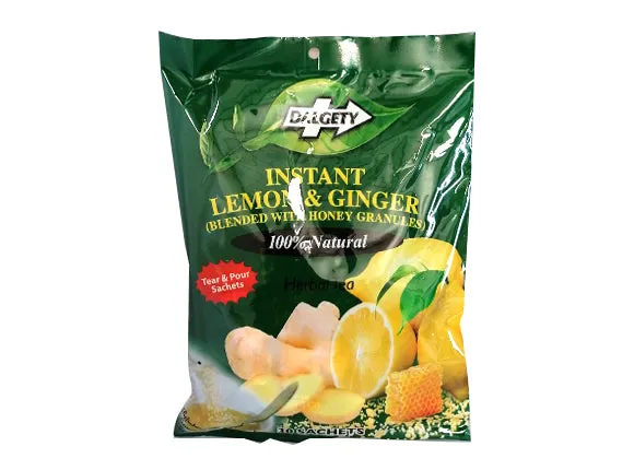 Dalgety Instant Lemon and Ginger Pouch 30 Tea Bags