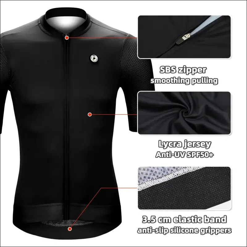 Darevie slim fit cycling jersey - spf 50  high quality bike shirt