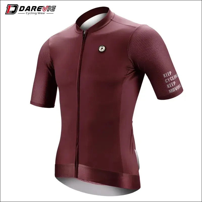 Darevie slim fit cycling jersey - spf 50  high quality bike shirt