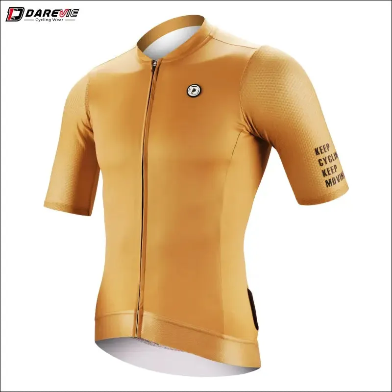 Darevie slim fit cycling jersey - spf 50  high quality bike shirt
