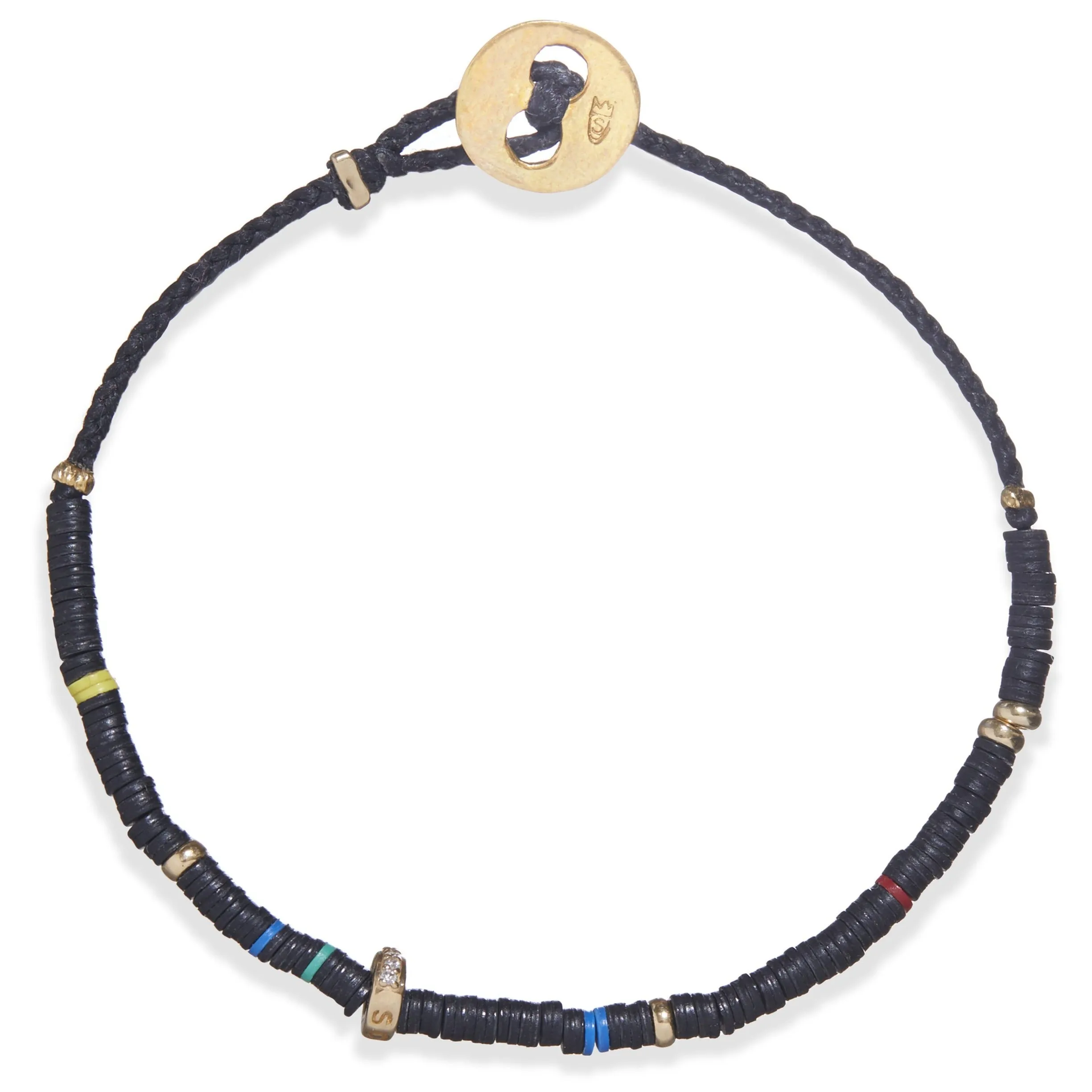 Diamond Beach Bracelet in Black