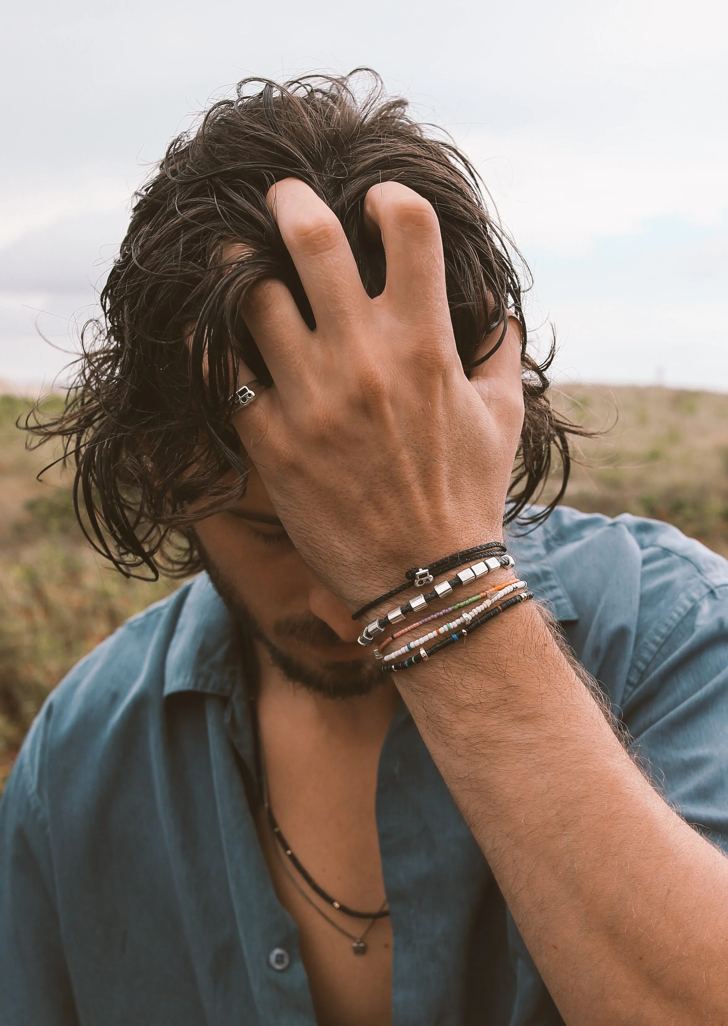 Diamond Beach Bracelet in White
