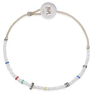 Diamond Beach Bracelet in White