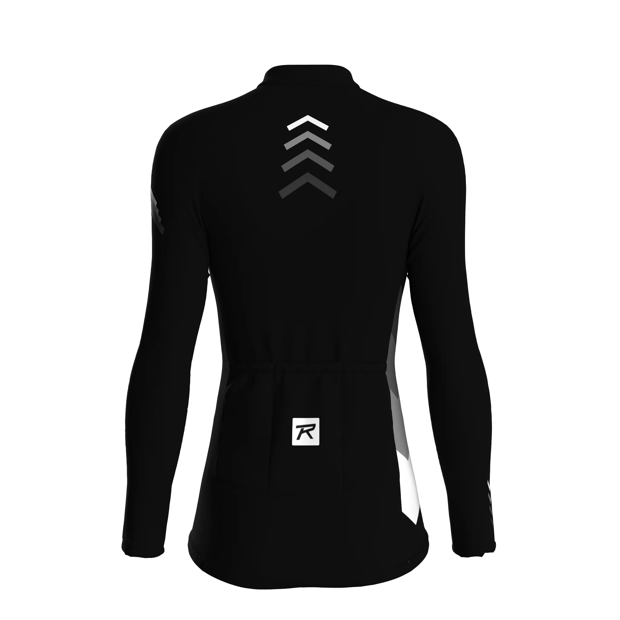 Digital Echo | Black Female Long Sleeves Jersey