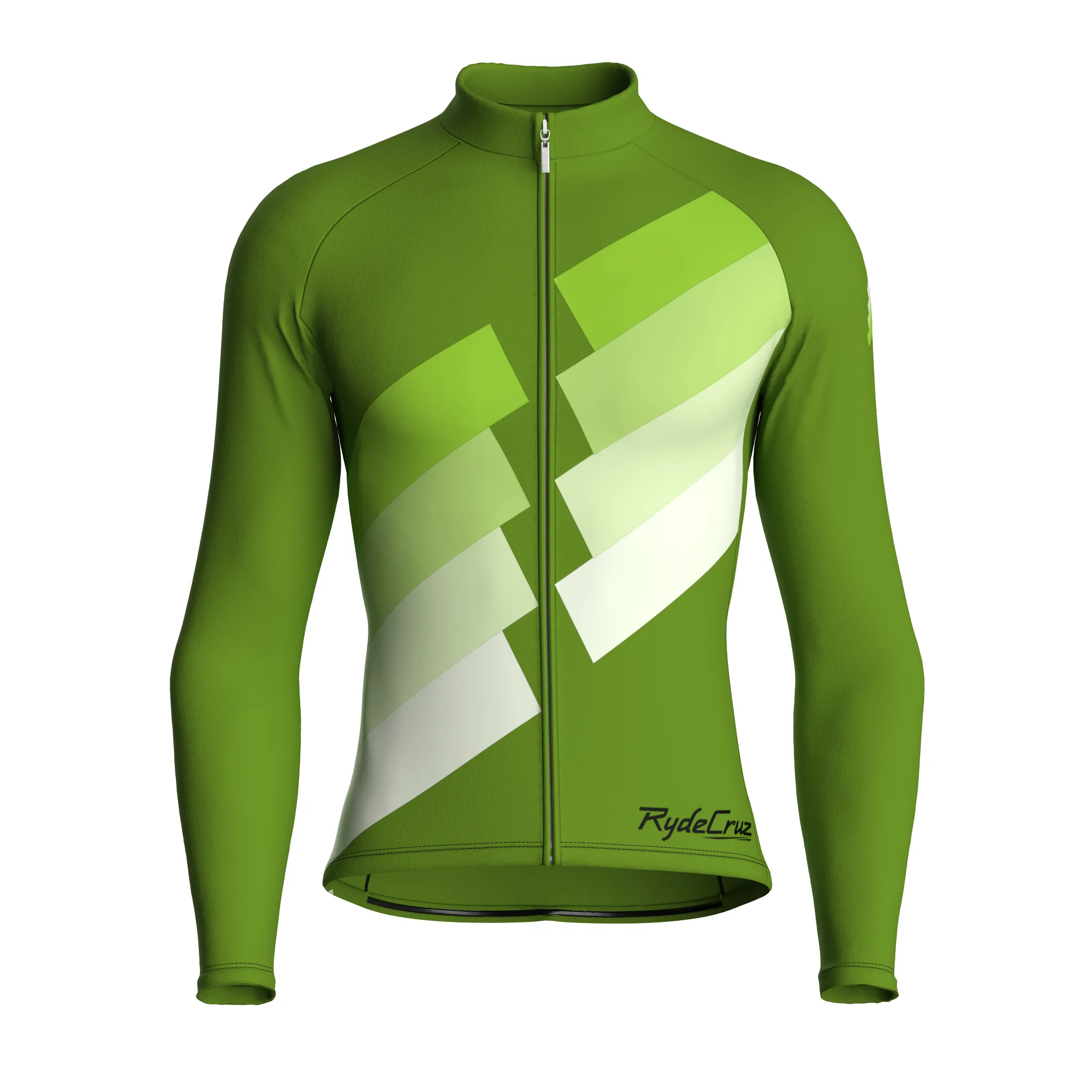 Digital Echo | Khaki Green Male Long Sleeves Jersey