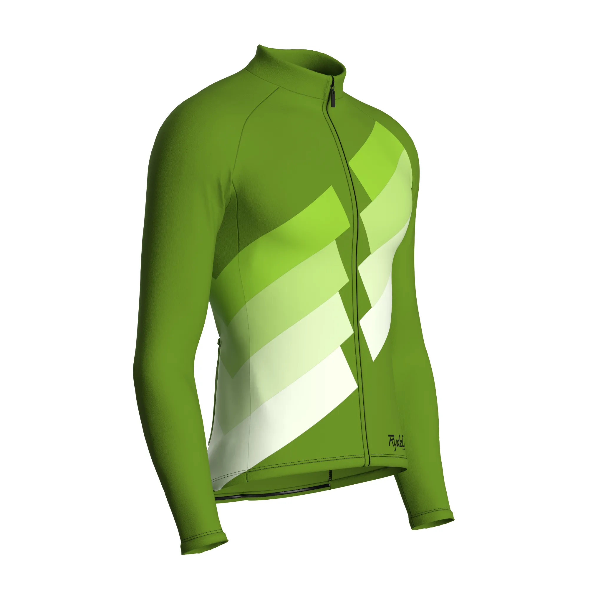 Digital Echo | Khaki Green Male Long Sleeves Jersey
