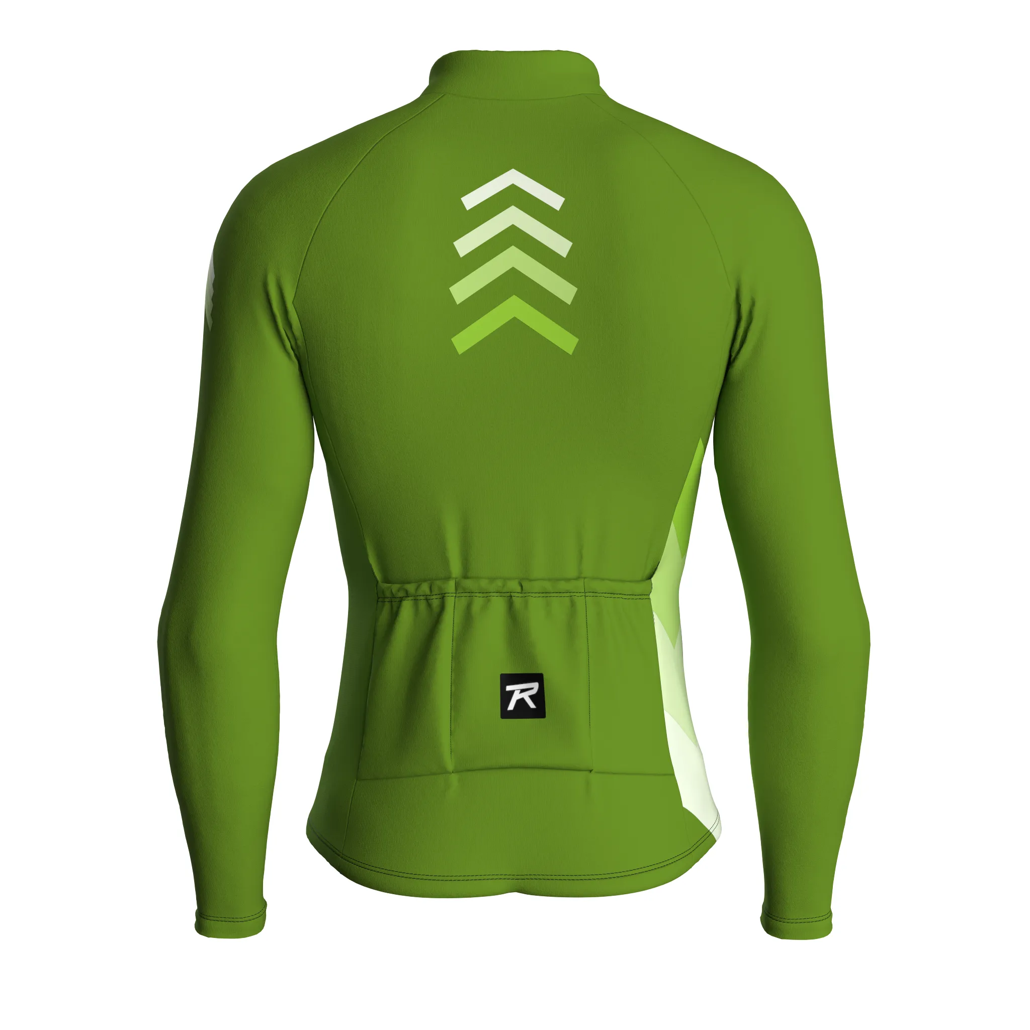 Digital Echo | Khaki Green Male Long Sleeves Jersey