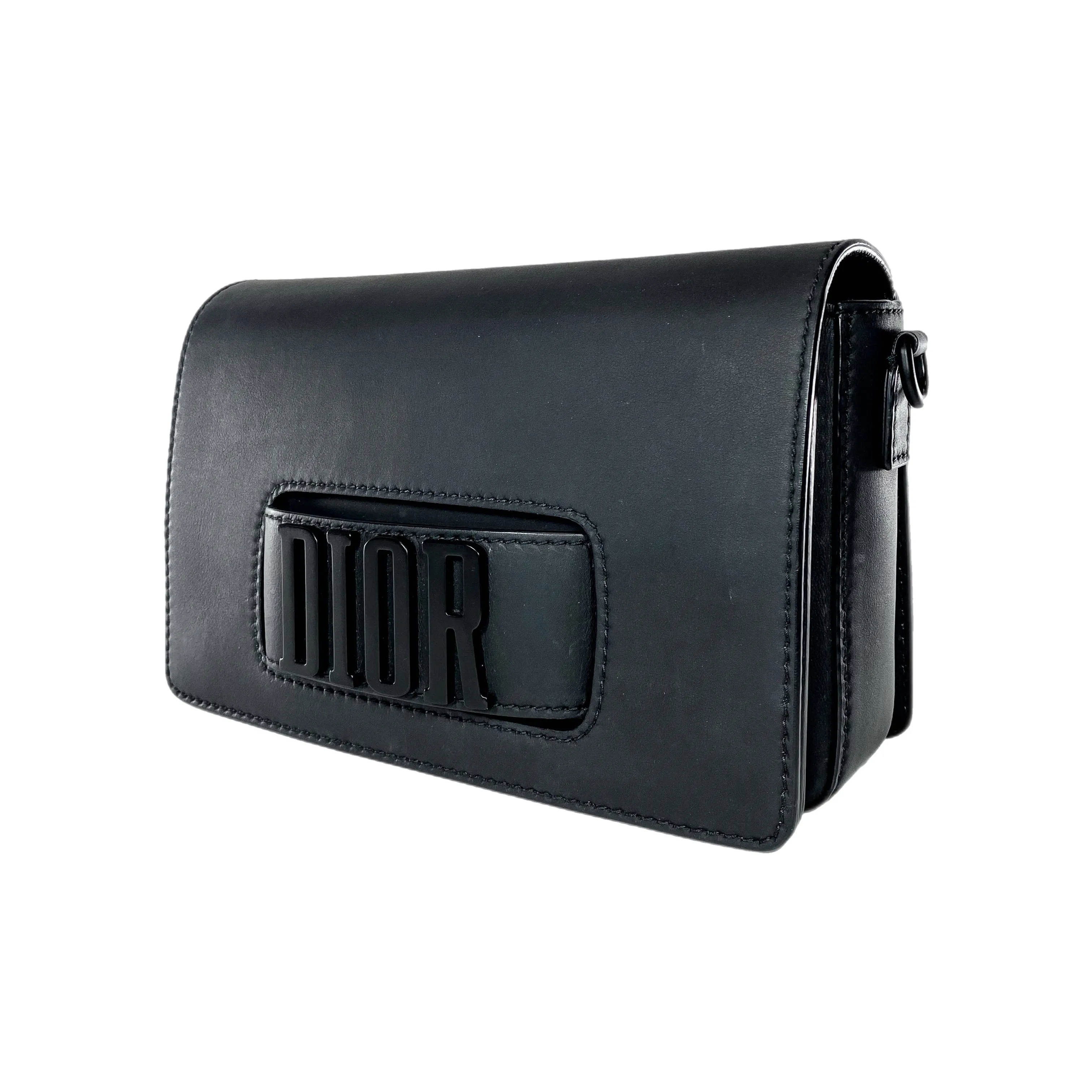 Dior Ultra Matte Black Dio(R)evolution Flap Bag