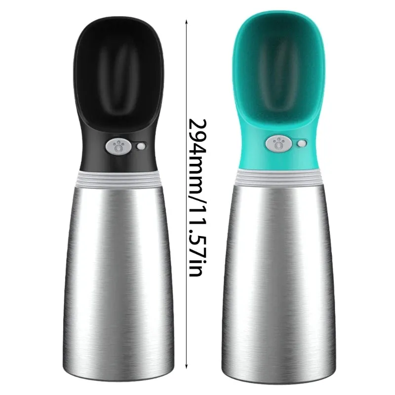 Dog Travel Water Bottle Insulated Cup Water Dispenser Outdoor Hiking Water Bowl