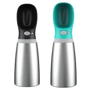 Dog Travel Water Bottle Insulated Cup Water Dispenser Outdoor Hiking Water Bowl