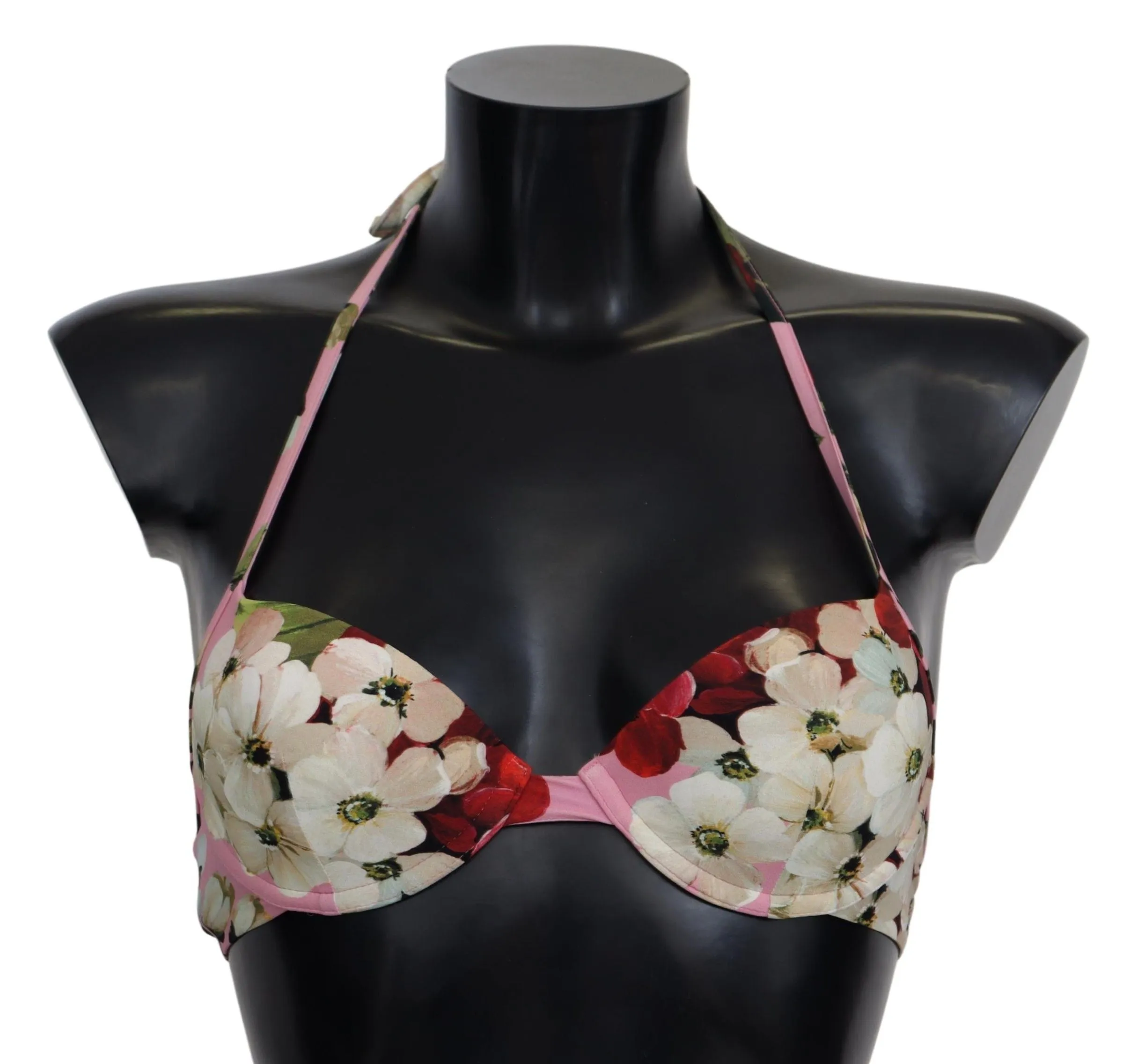 Dolce & Gabbana Floral Elegance Swimwear Top