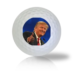 Donald Trump Giving a Thumbs Up Golf Balls