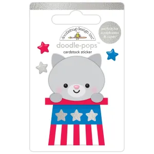 Doodlebug - Hometown USA Collection - Doodle Pops - Colonial Kitty / 8509