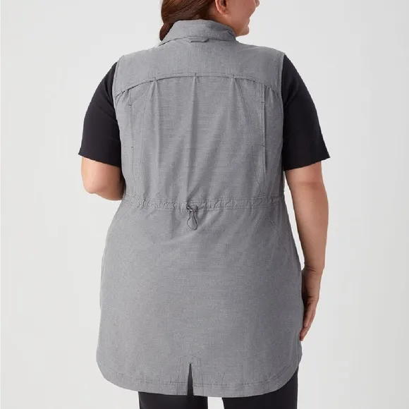Duluth Women's Plus Sol Survivor Sun Protection Tunic Vest Sz 2X