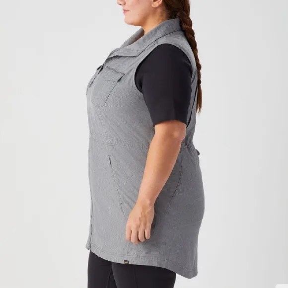 Duluth Women's Plus Sol Survivor Sun Protection Tunic Vest Sz 2X