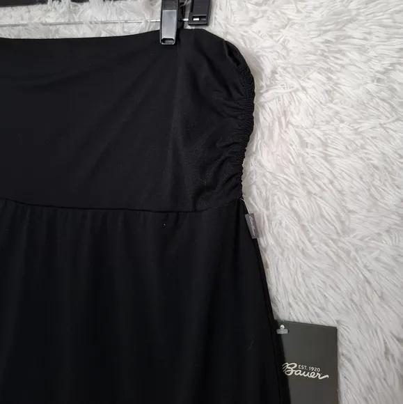 Eddie Bauer Womens Large Travex Black A-line Aster Convertible Travel Skirt NWT
