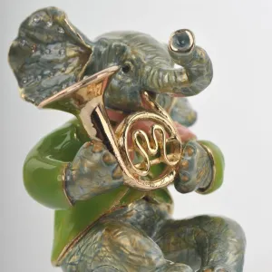 Elephant Playing the Trumpet