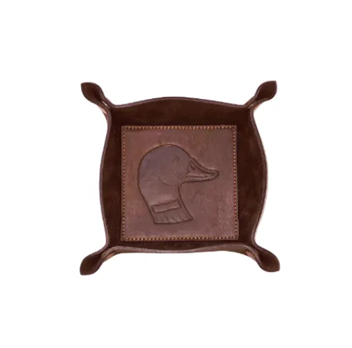 Embossed Leather Valet