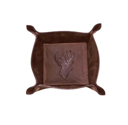 Embossed Leather Valet