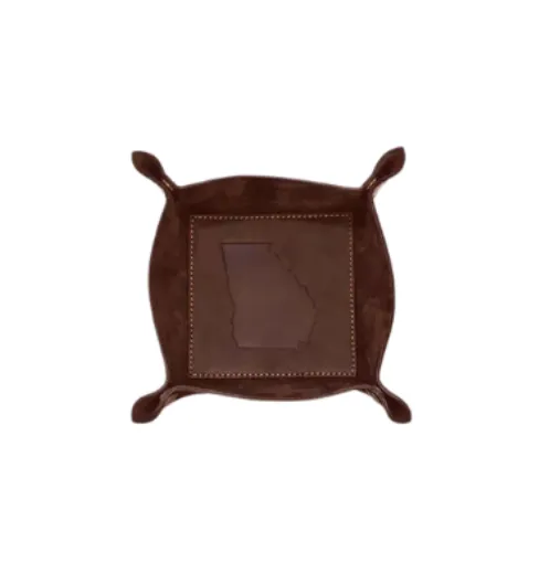 Embossed Leather Valet