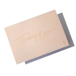 Embossed 'Thinking Of You' (A6)
