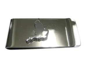England Map Shape Money Clip