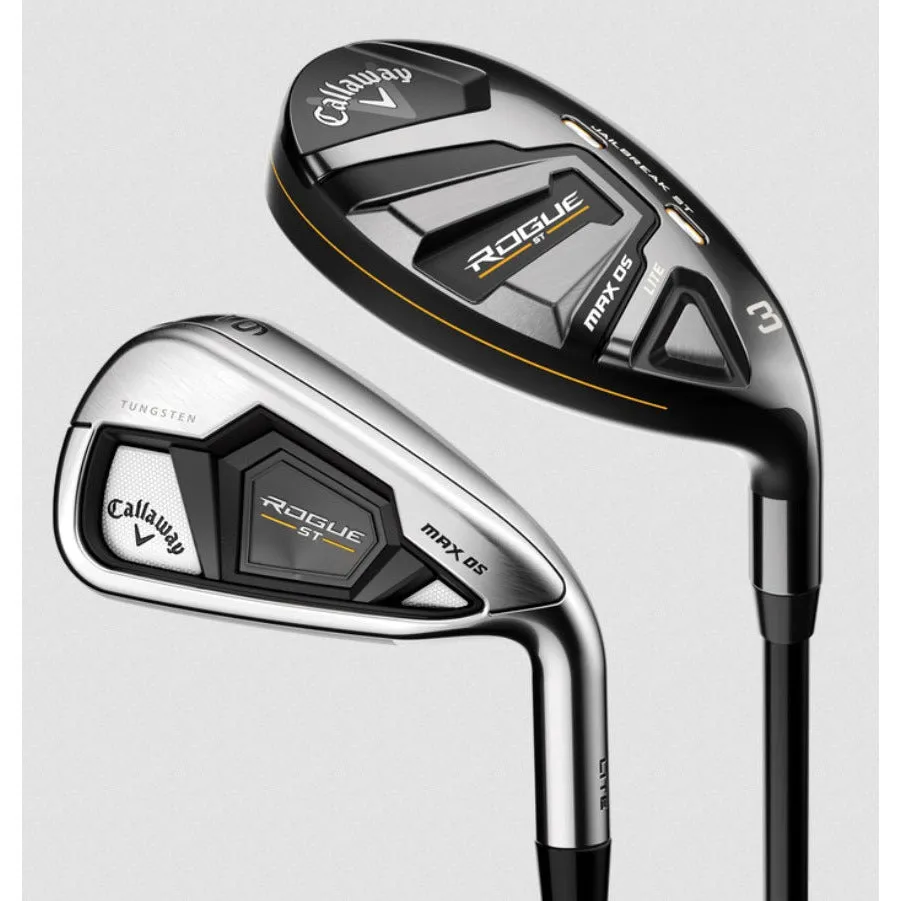 ENSEMBLE DE FERS CALLAWAY ROGUE ST MAX OS GRAPHITE COMBO FEMME