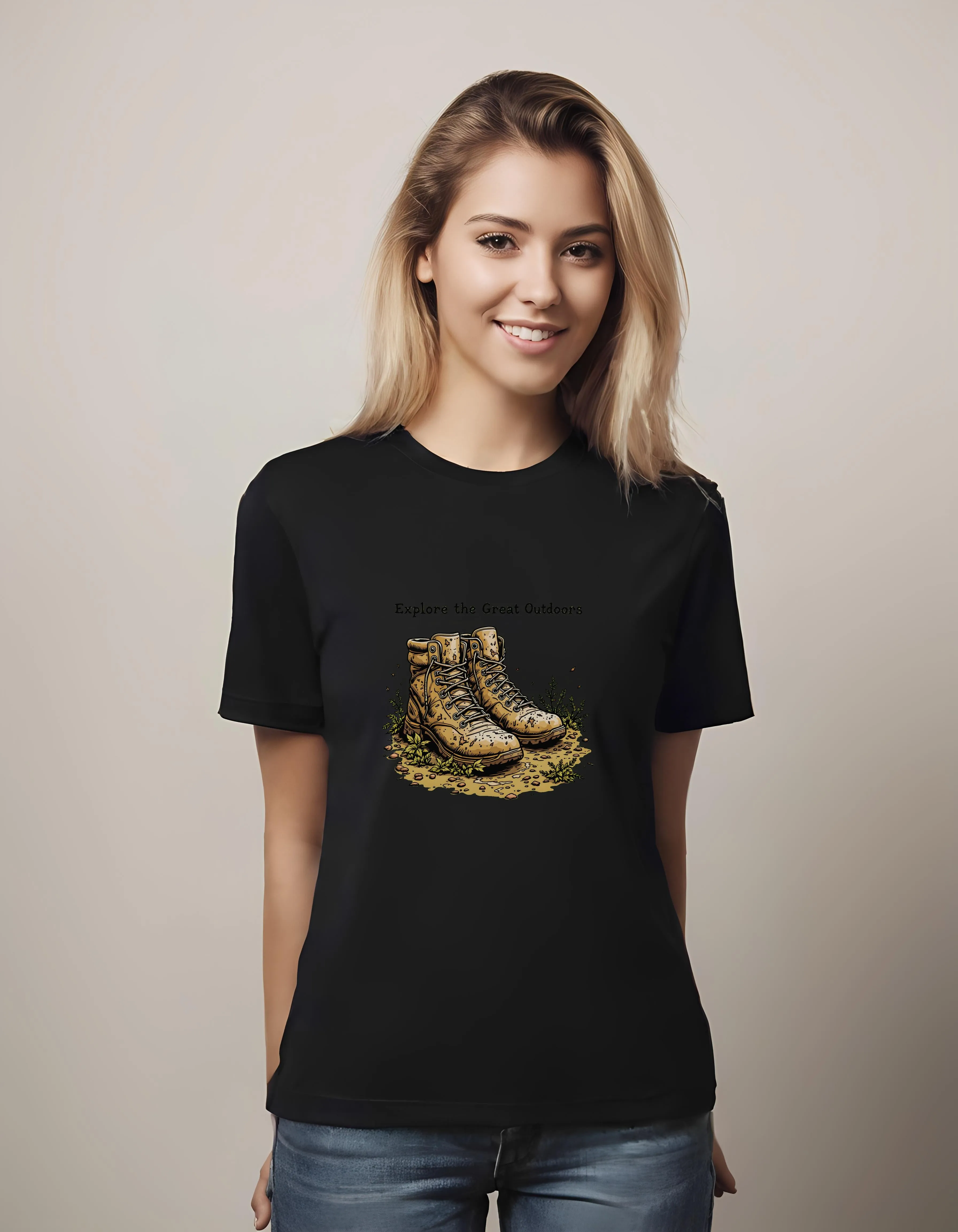Explore the Great Outdoors Hiking Boots | Classic T-Shirt (Unisex)