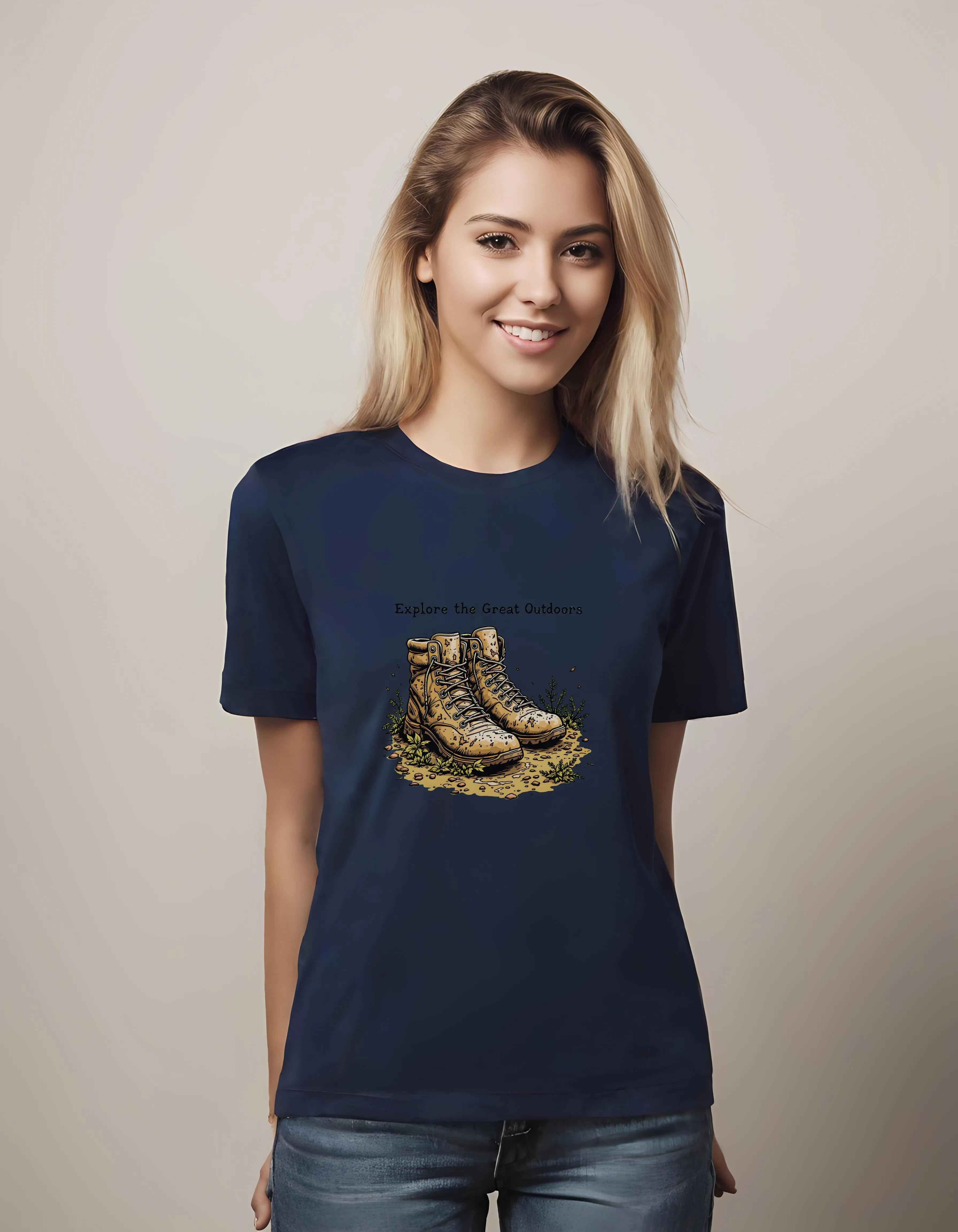 Explore the Great Outdoors Hiking Boots | Classic T-Shirt (Unisex)