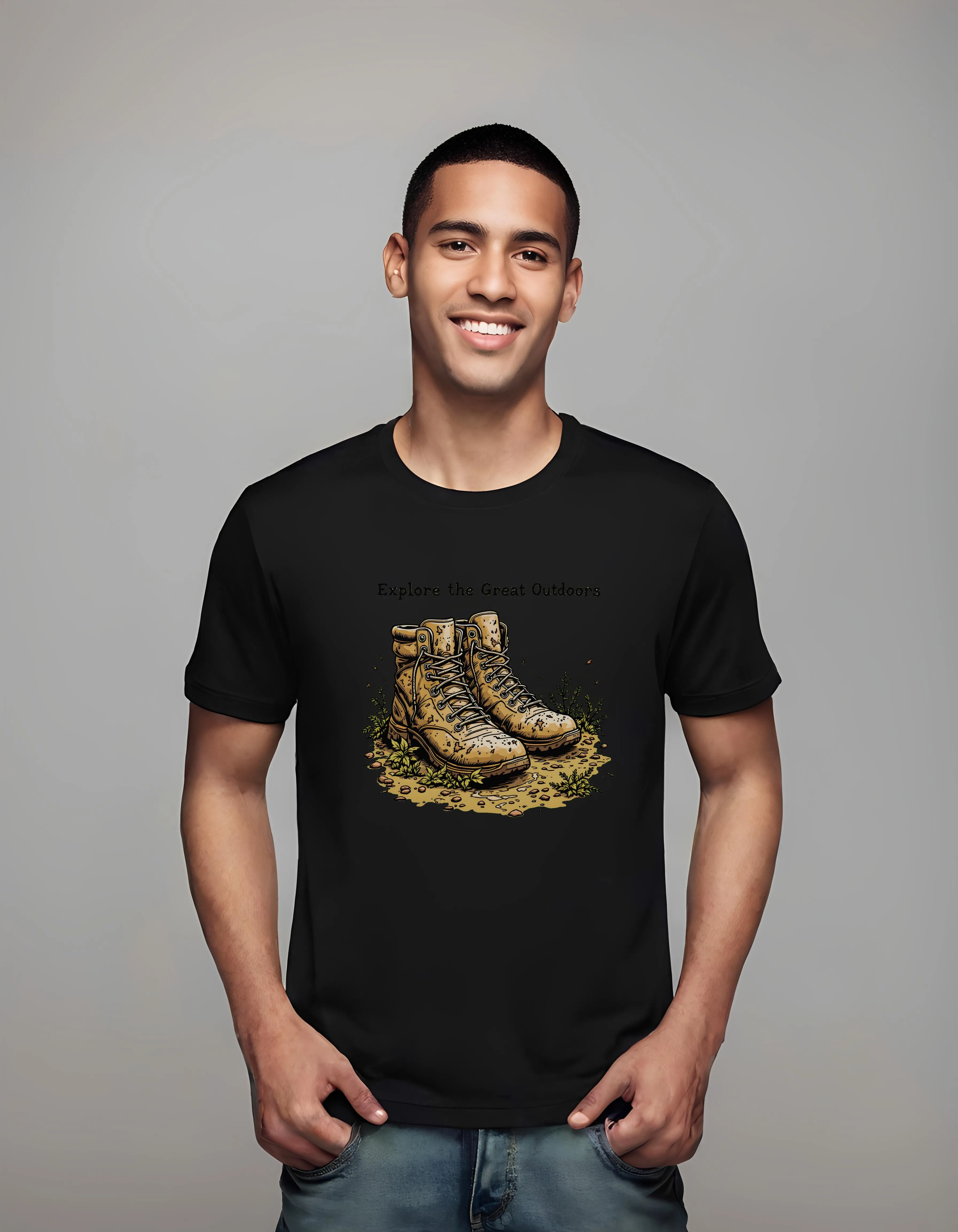 Explore the Great Outdoors Hiking Boots | Classic T-Shirt (Unisex)