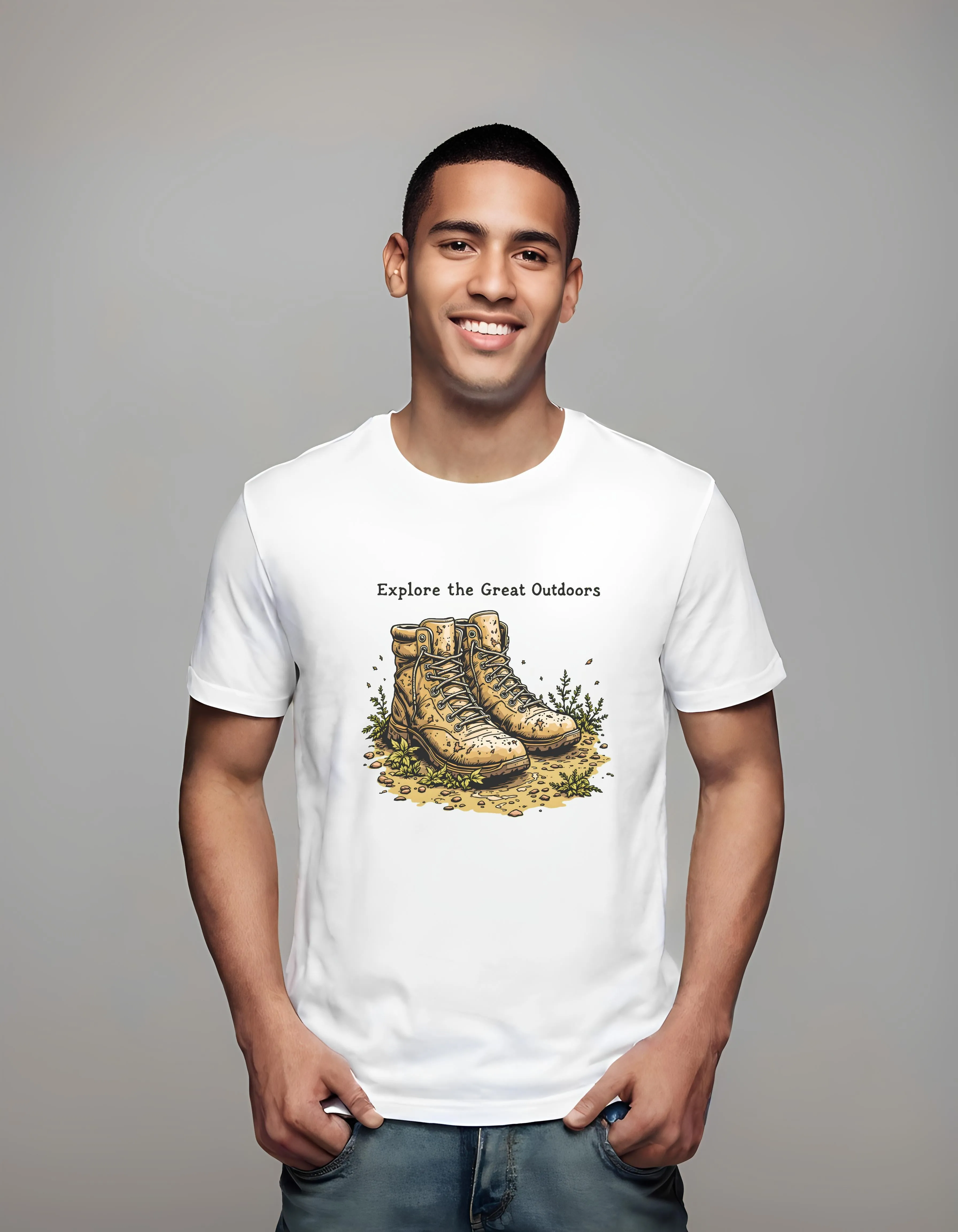 Explore the Great Outdoors Hiking Boots | Classic T-Shirt (Unisex)