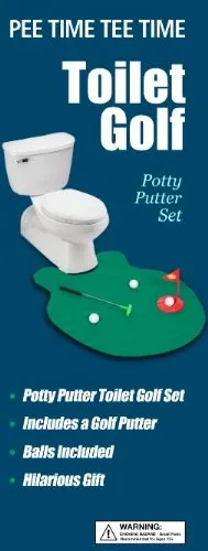 EZ DRINKER Toilet Golf - Putter Practice in The Bathroom Toy